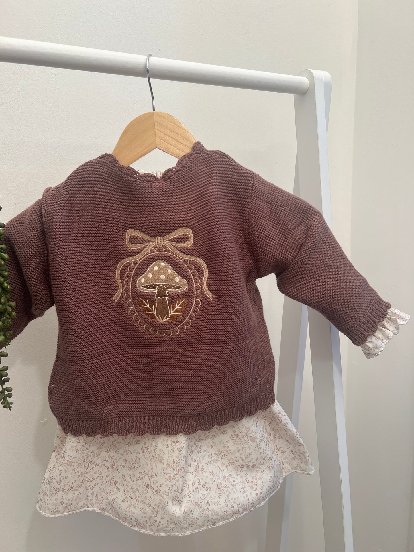 Vintage Mushroom Cardi