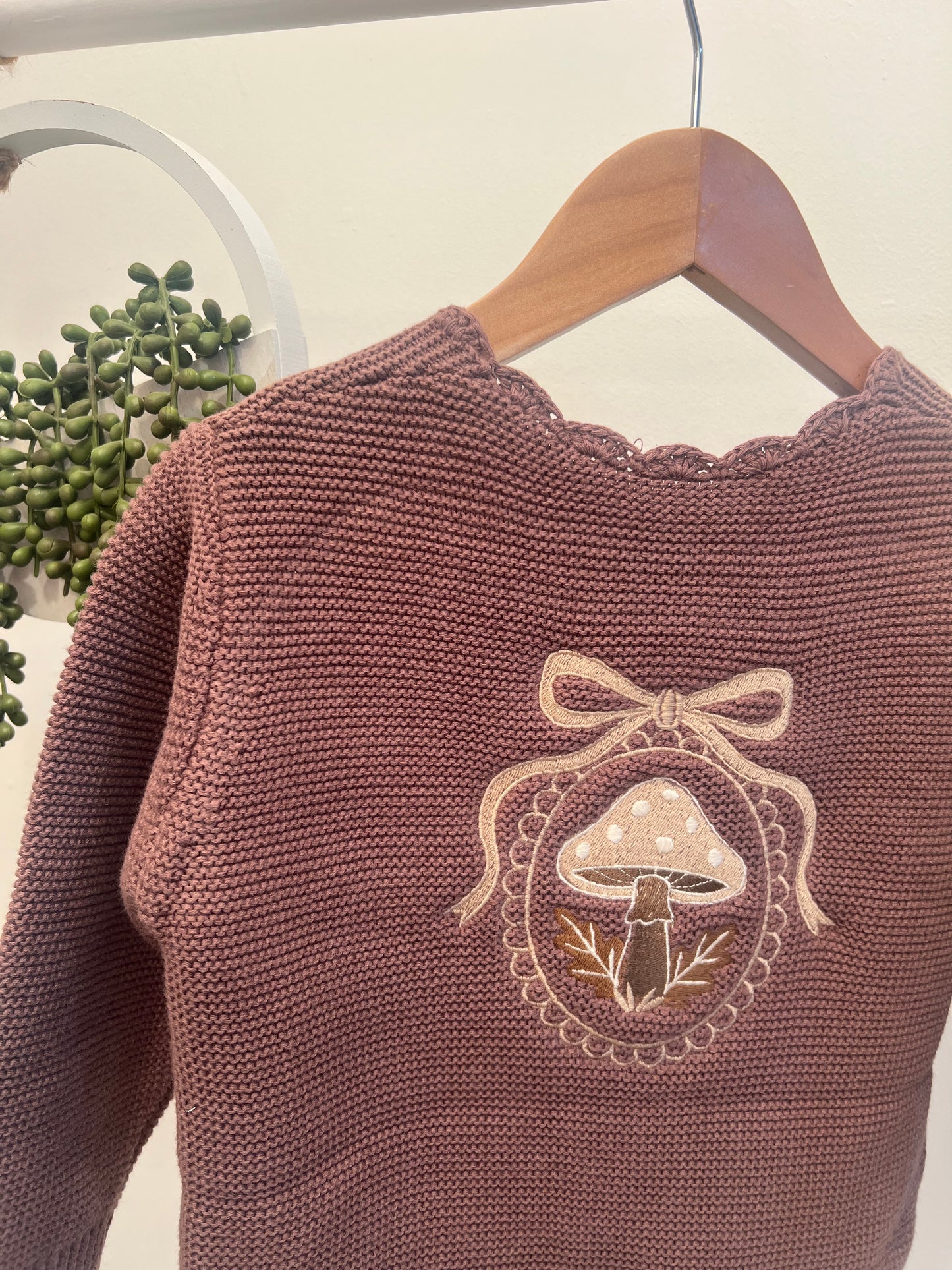 Vintage Mushroom Cardi